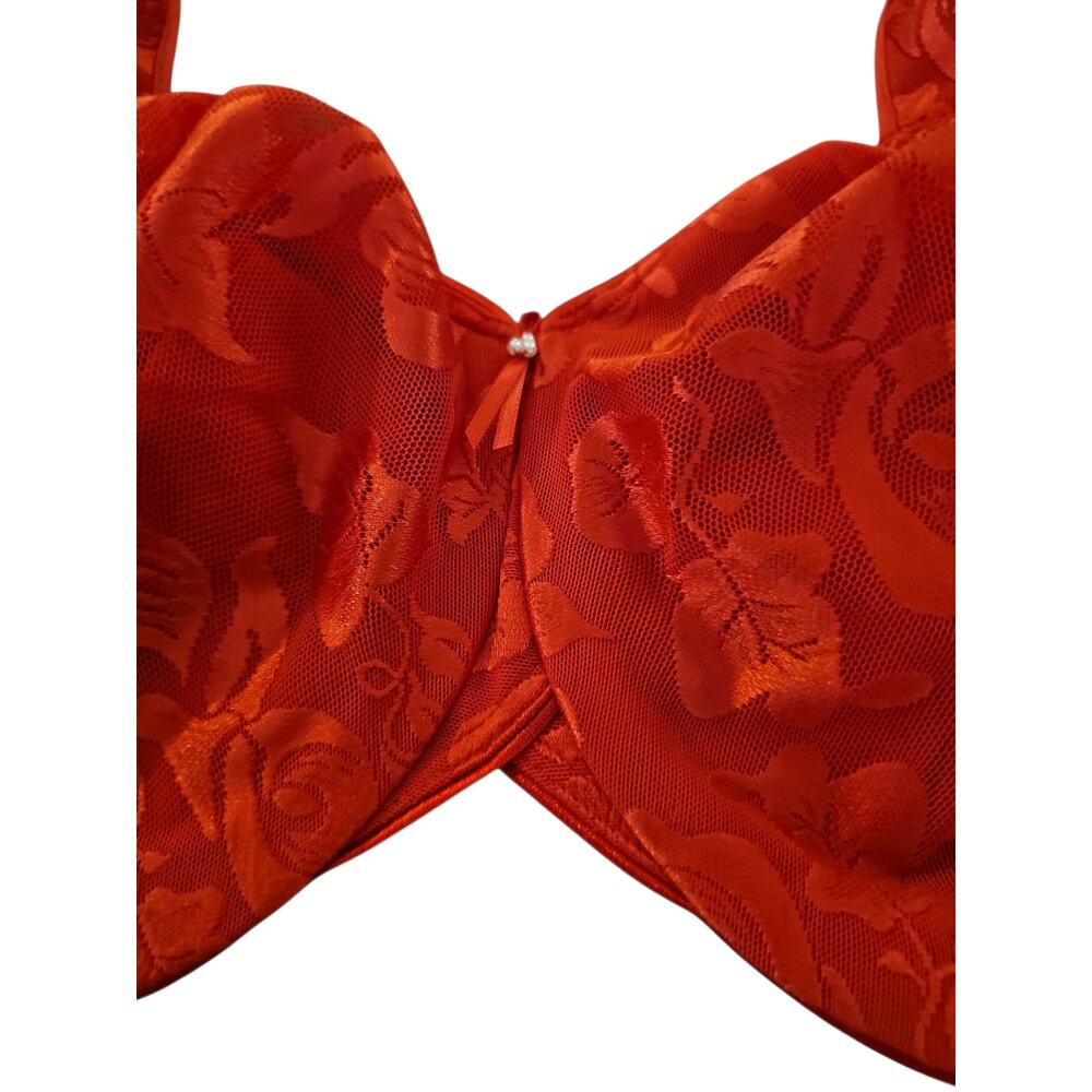 Wacoal 85567 Awareness Full Coverage Unlined Underwire Bra US Size 36G Red new - Picture 5 of 7
